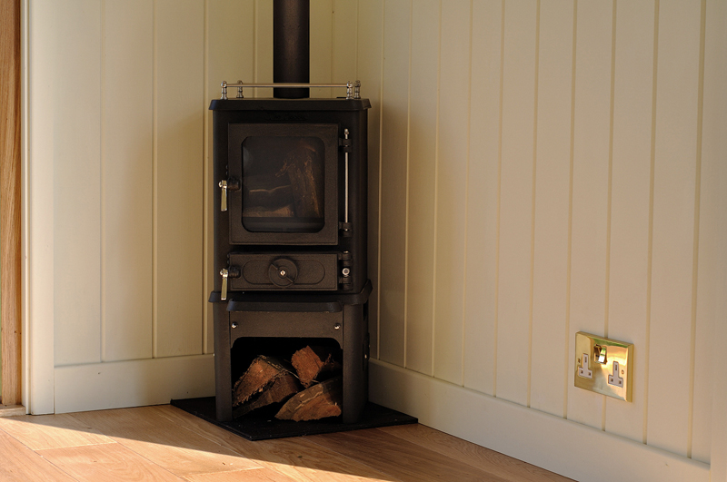 Tithe Barn Shepherd Huts Hobbit Stove