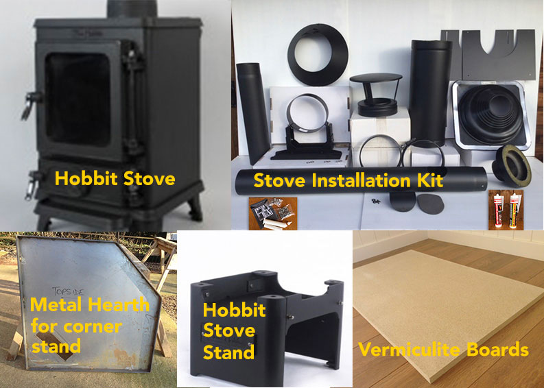 Hobbit stove installation bundle