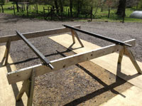 Bespoke Axles fitted into box section